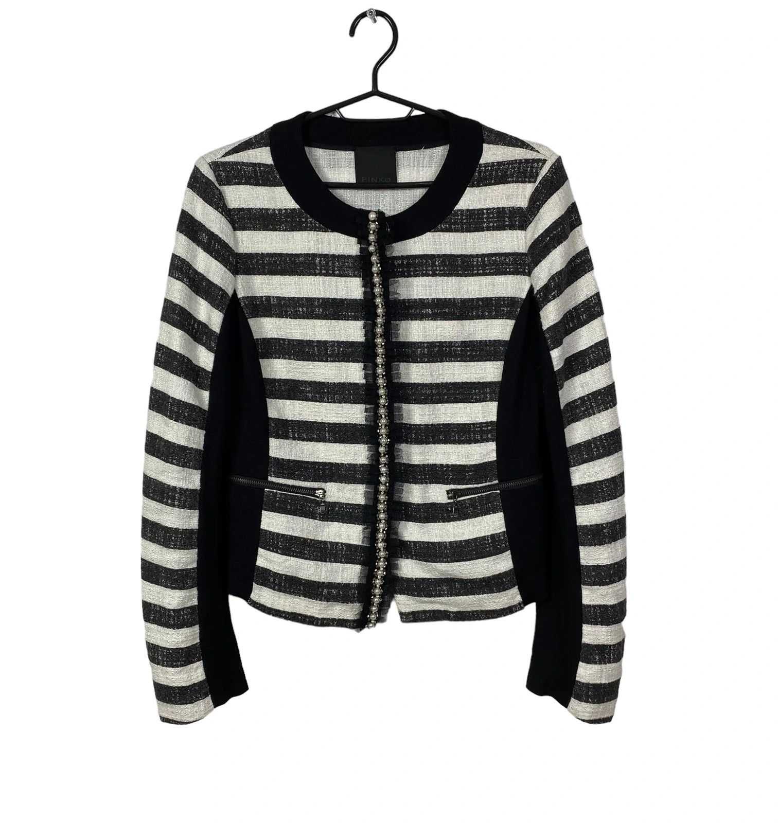 Pinko Pinko Striped Cotton Jacket size IT44 GB12 Size M / US 6-8 / IT 42-44 - 7 Thumbnail