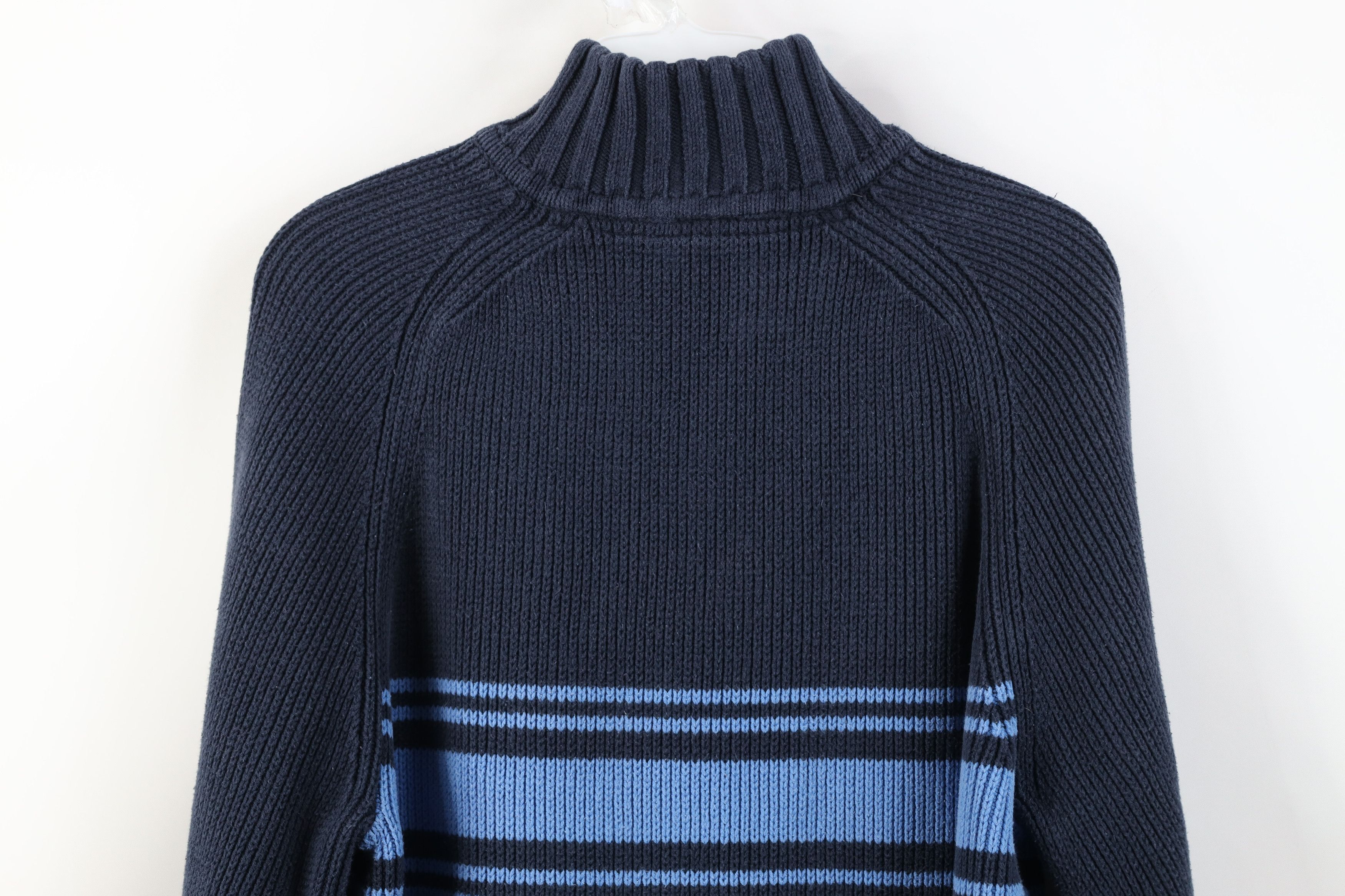 Gap Vintage Y2K Gap Heavy Cotton Ribbed Knit Half Zip Sweater Size US M / EU 48-50 / 2 - 11 Thumbnail