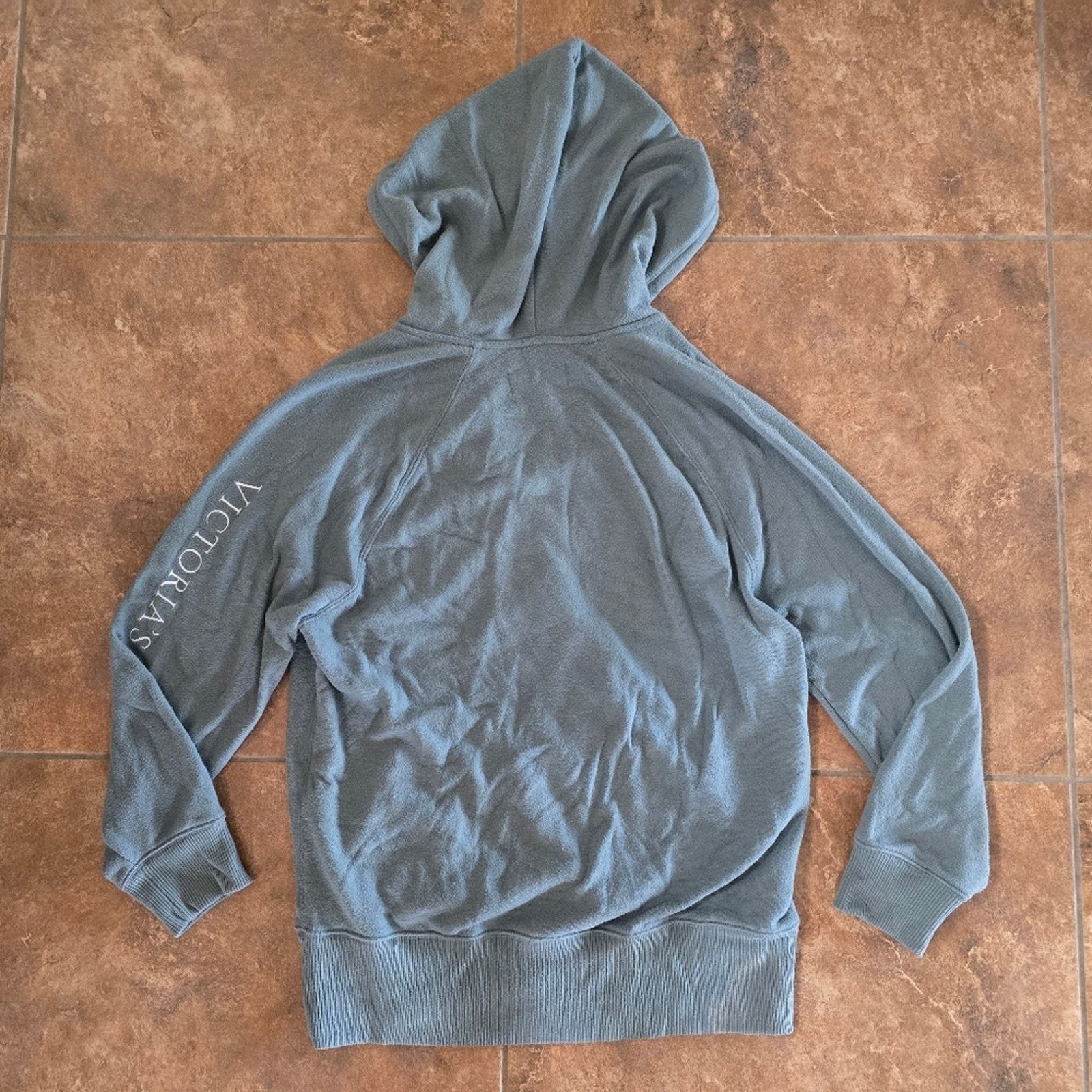 Victoria's Secret Olive Muted | VS | Hooded Zip Up Size S / US 4 / IT 40 - 2 Thumbnail