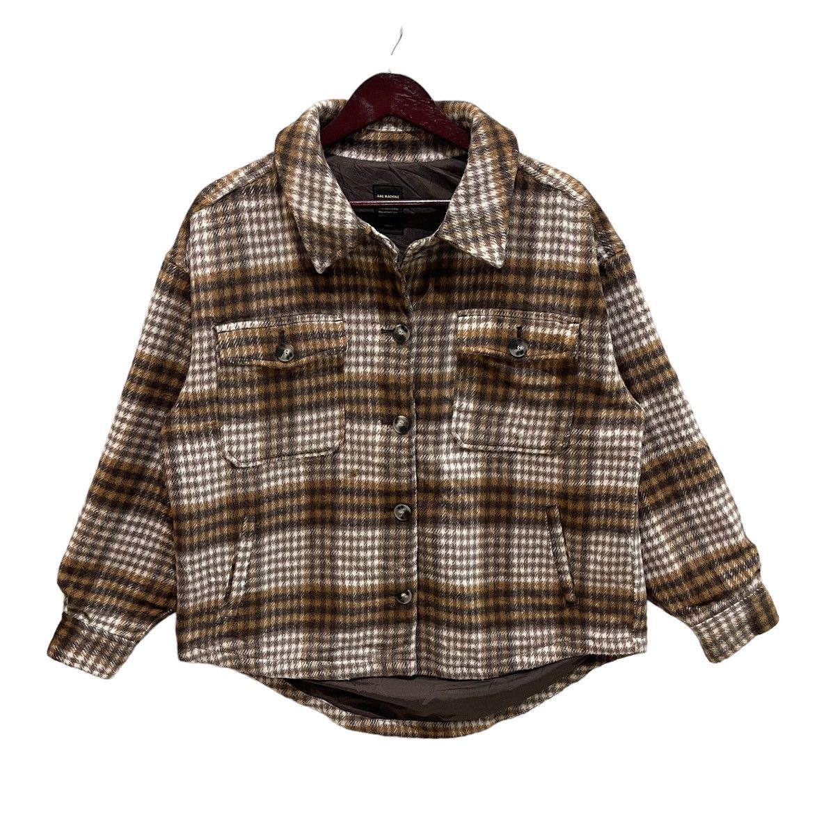 American Rag × Flannel × Vintage Vintage Rag Machine Button Jacket Size US M / EU 48-50 / 2 - 1 Thumbnail
