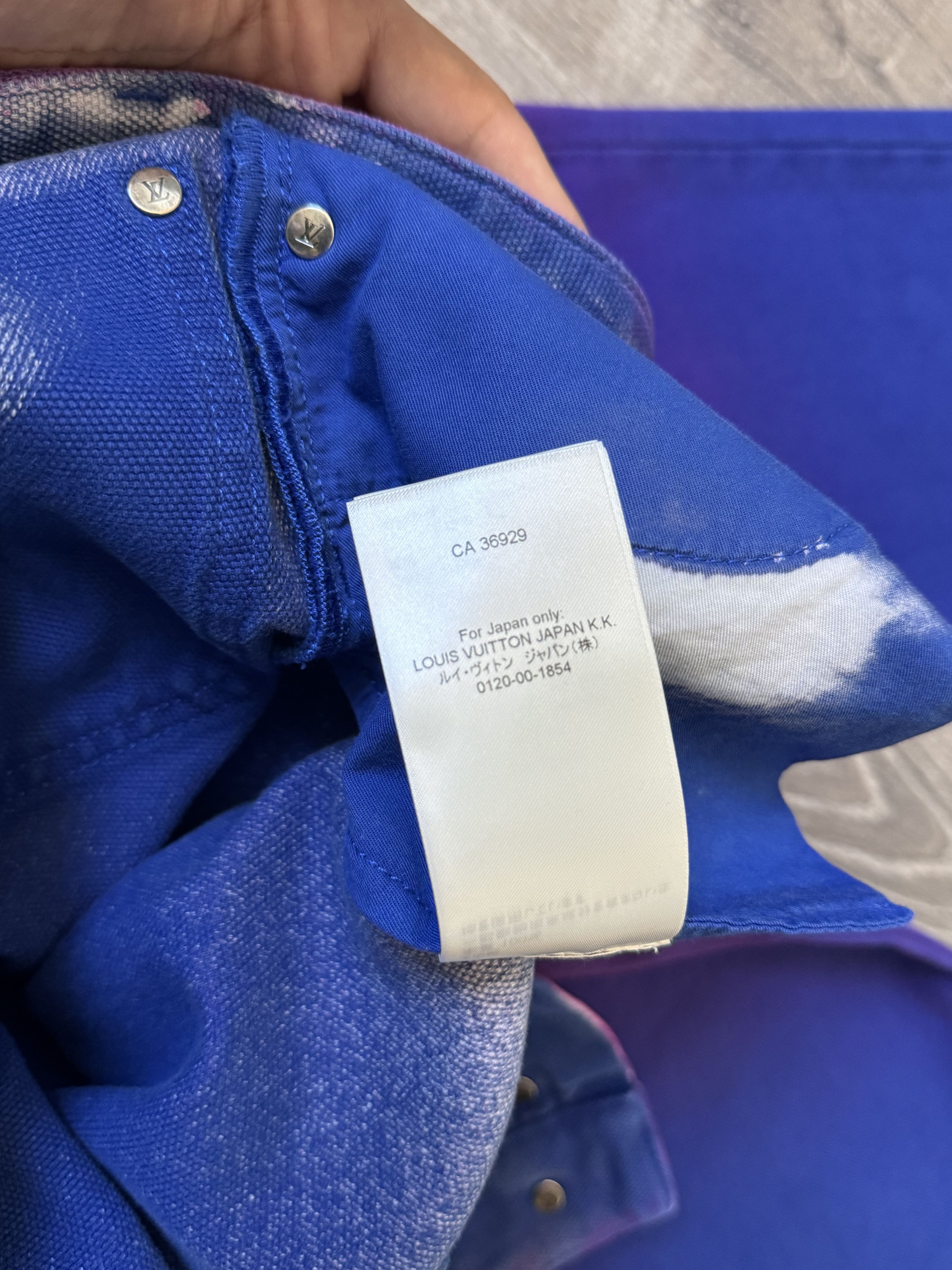 Louis Vuitton Louis Vuitton Gradient Blue Purple Denim Pants Size US 28 / EU 44 - 10 Thumbnail