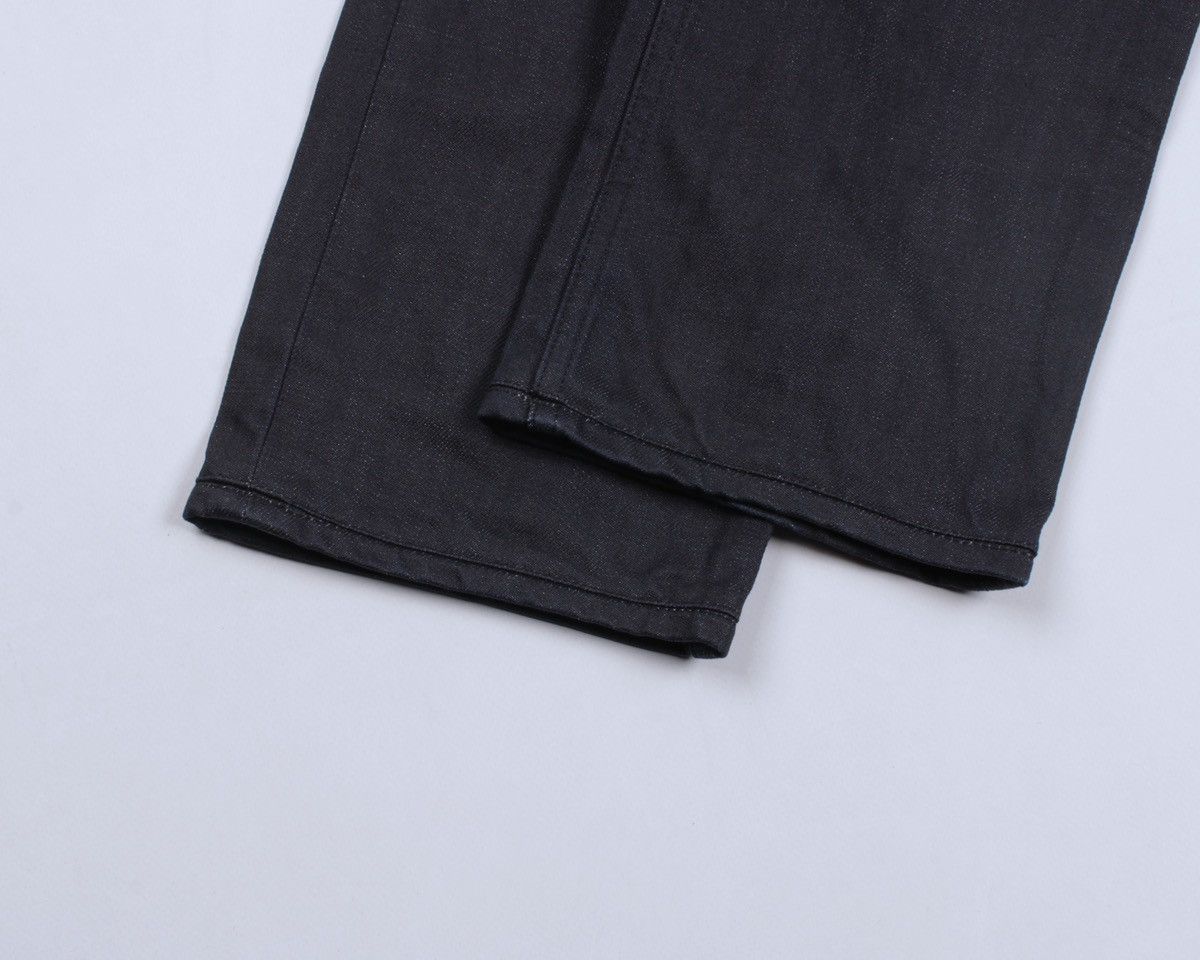 Burberry × Designer BURBERRY London Steadman Dark Blue Jeans Leather Metal Logo Size US 28 / EU 44 - 8 Thumbnail