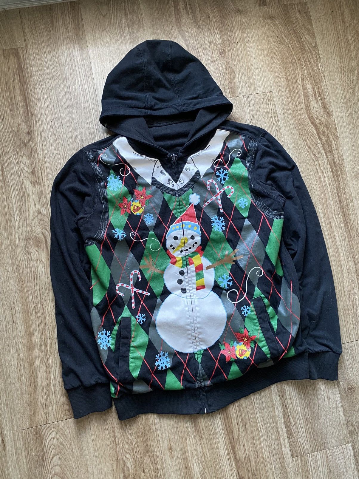 Quiksilver Quiksilver Y2K Double Sided Reversible Zip Up Hoodie Size US M / EU 48-50 / 2 - 4 Thumbnail