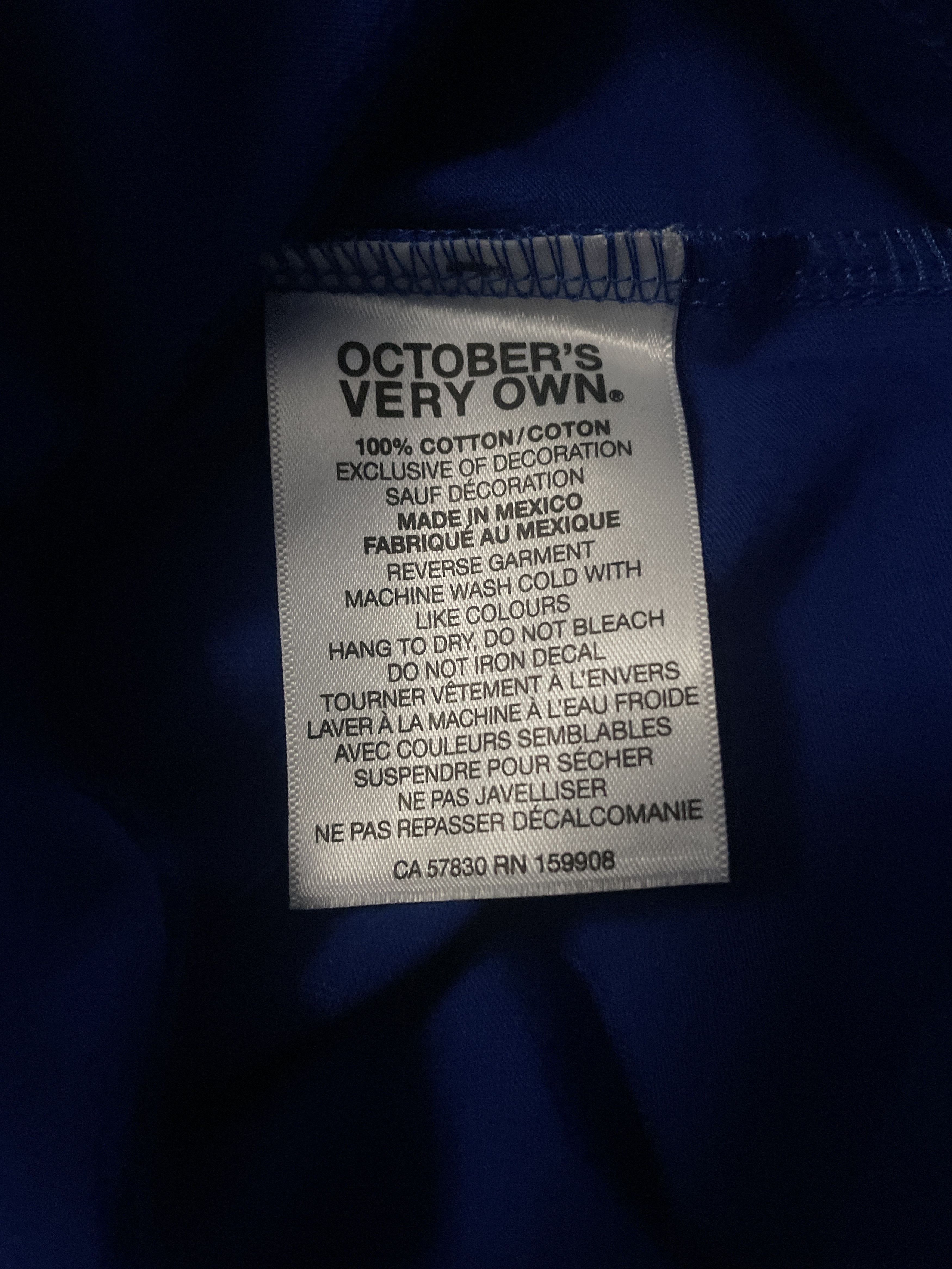 NBA × October's Very Own OVO New York Knicks NY Tee SIZE XXXL Size US XXL / EU 58 / 5 - 6 Thumbnail