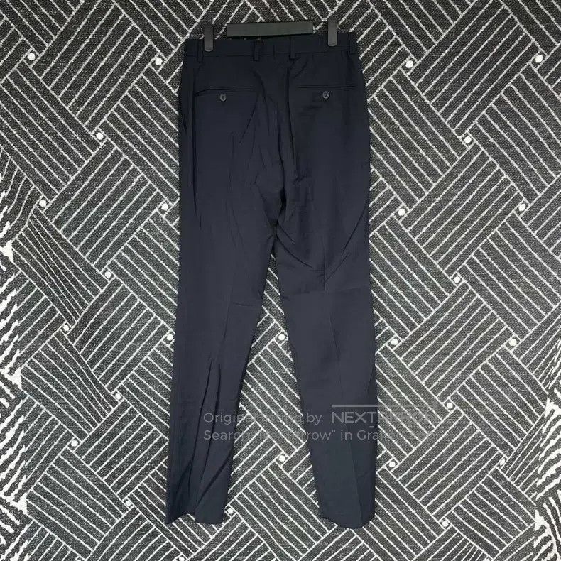 Fendi Fendi Solid Color Pure Wool Tapered Pants - Khaki Size 44L - 2 Thumbnail