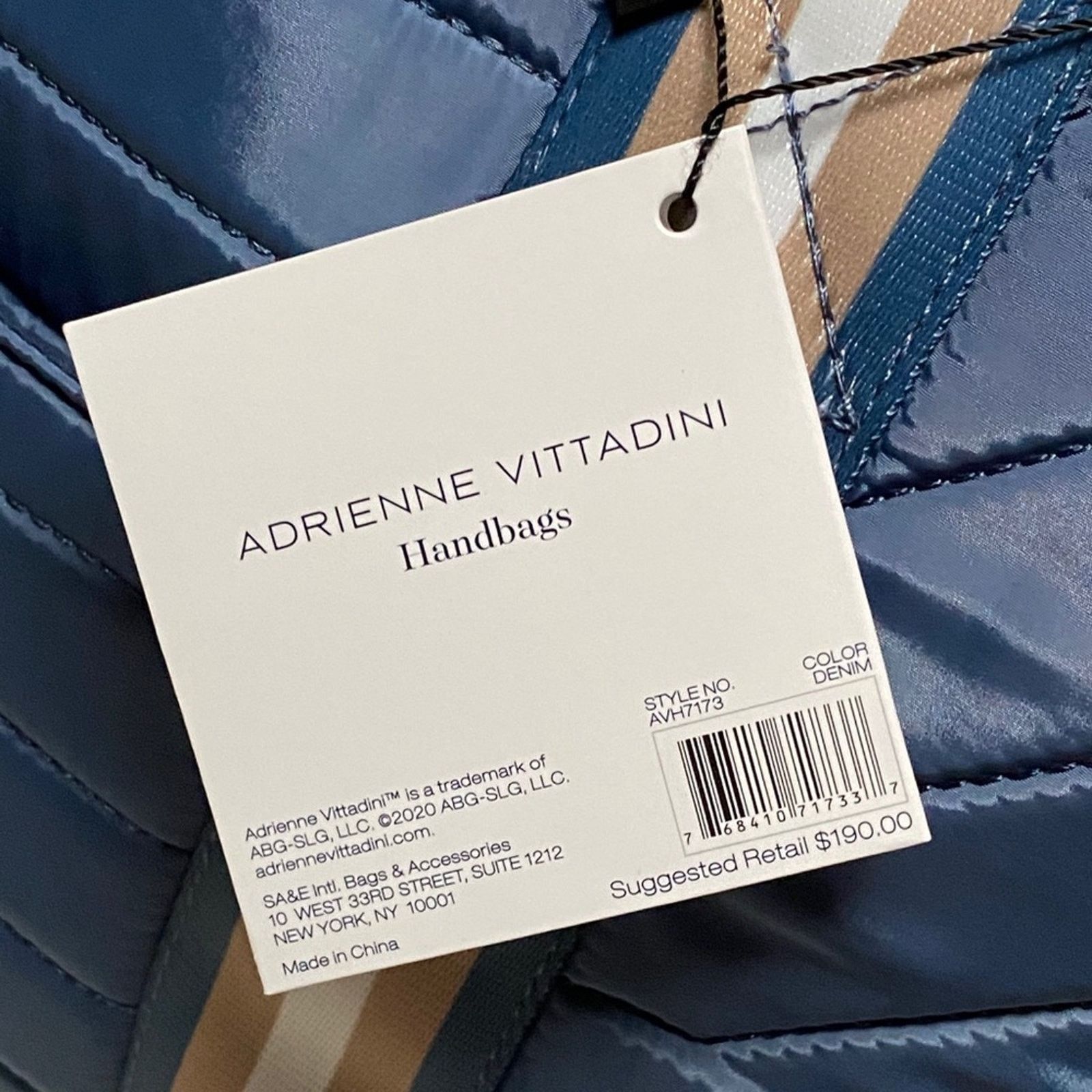 Other Adrienne Vittadini Blue Canvas Sport Tote Size ONE SIZE - 3 Thumbnail