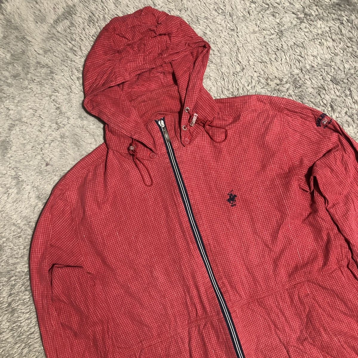 Beverly Hills Polo Club VTG BHPC ZIPER JACKET adjustable hoodie Size US L / EU 52-54 / 3 - 7 Thumbnail