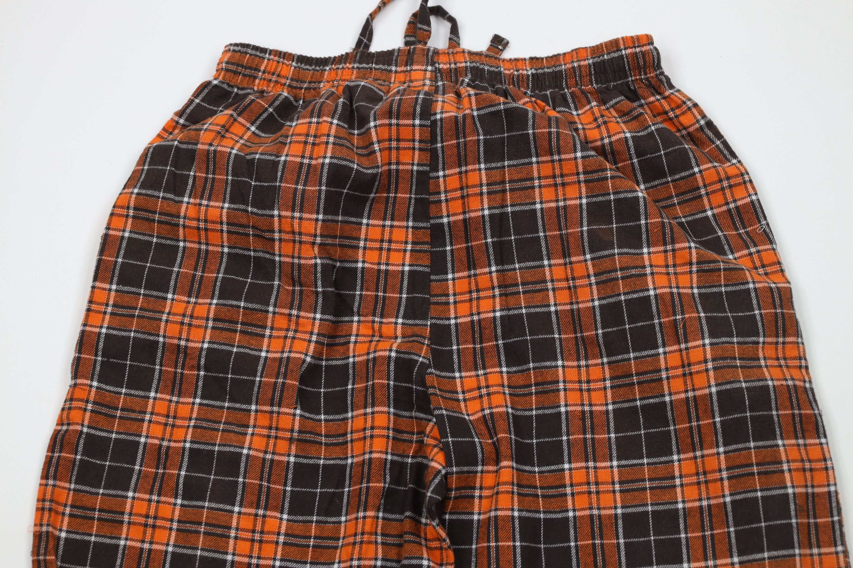 Vintage Vintage Y2K NFL Cleveland Browns Football Flannel Pants Size US 34 / EU 50 - 9 Thumbnail