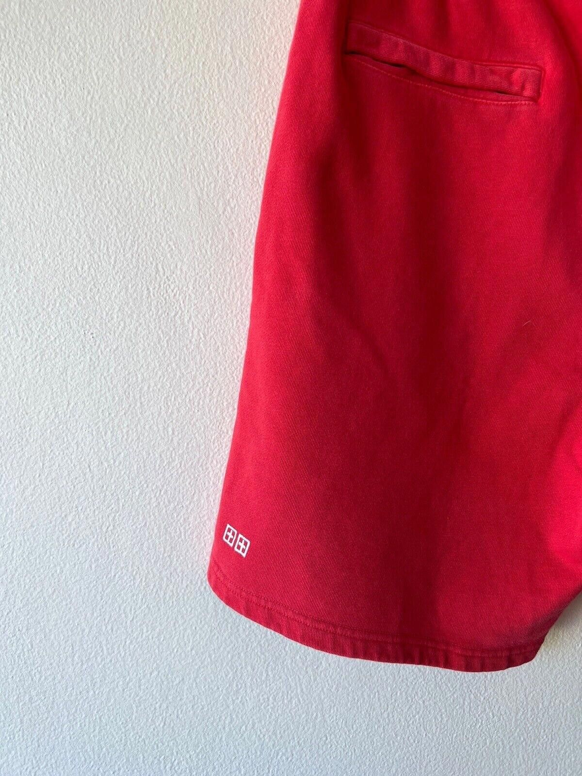 Ksubi new Ksubi mens large 34 36 l fleece trak track Short red Size US 34 / EU 50 - 4 Thumbnail