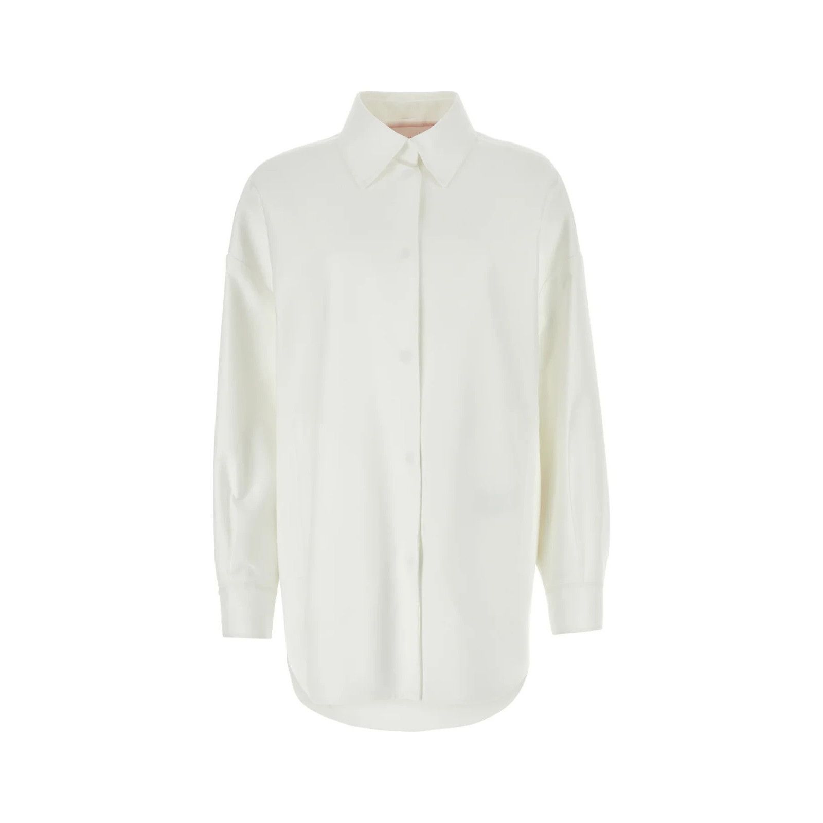 VALENTINO White Cotton Blend Oversize Shirt New & Authentic