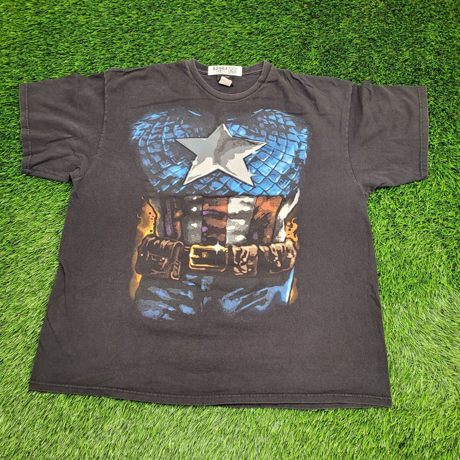 Vintage VTG Y2K Captain America Marvel Shirt 2XL 24x28 Mad-Engine Size US XXL / EU 58 / 5 - 1 Thumbnail