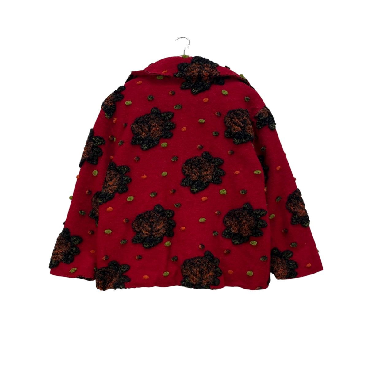 Ne-Net 💥Vintage Diabell Tokyo Bobble Pachtwork Wool Jacket Size M / US 6-8 / IT 42-44 - 2 Thumbnail