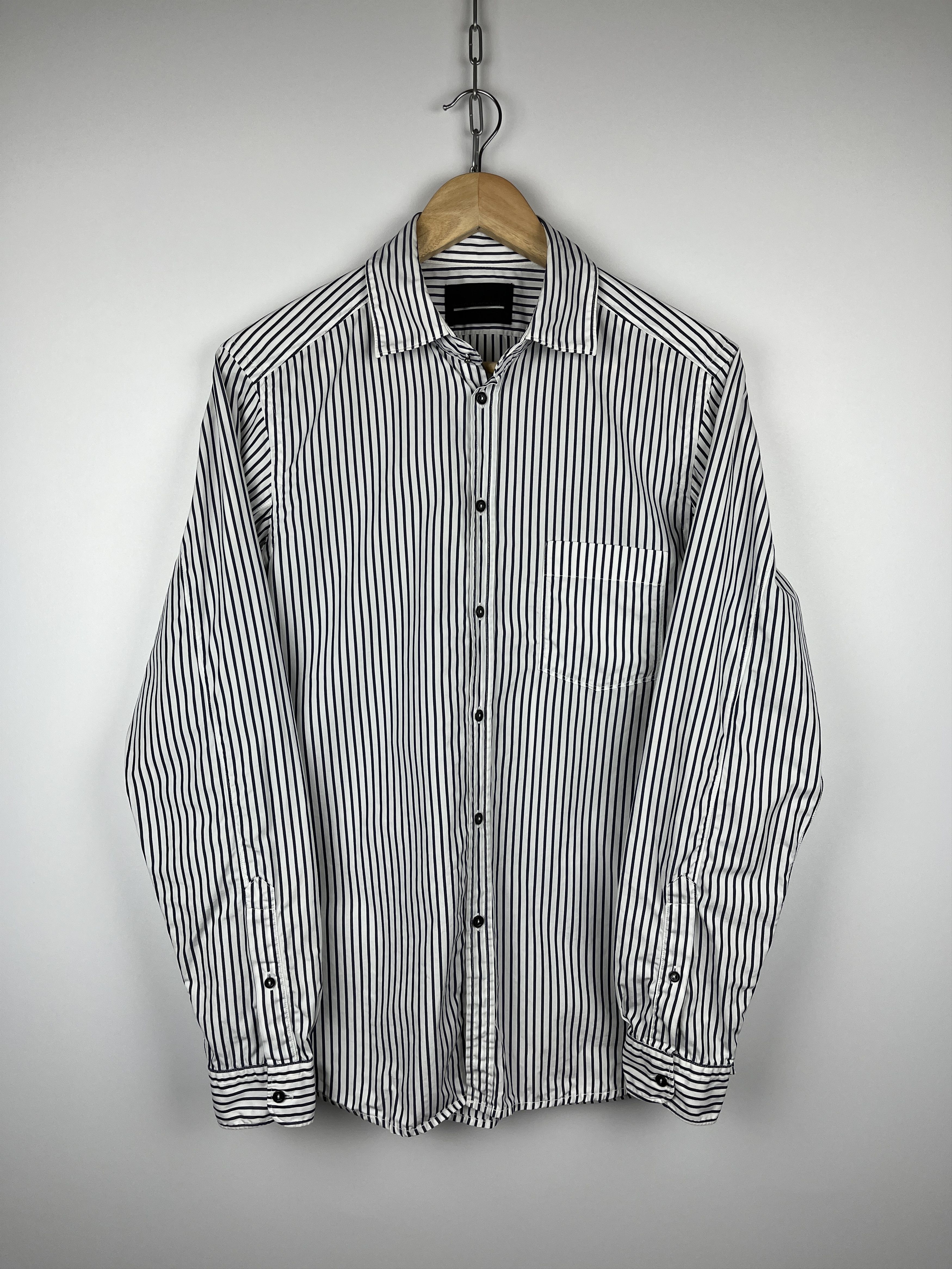 Diesel Black Gold Diesel Black Gold Collection Striped Long Sleeve Shirt Size US S / EU 44-46 / 1 - 6 Thumbnail