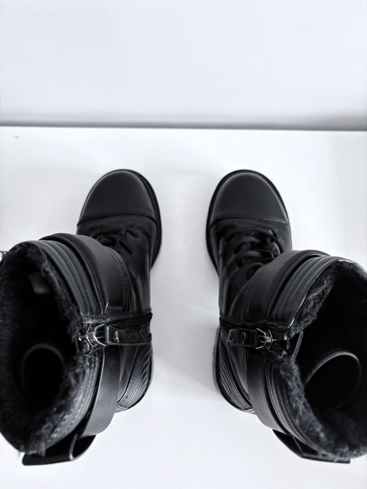 DKNY DKNY Basia biker boots black heeled leather size 38 Size US 8 / IT 38 - 13 Thumbnail