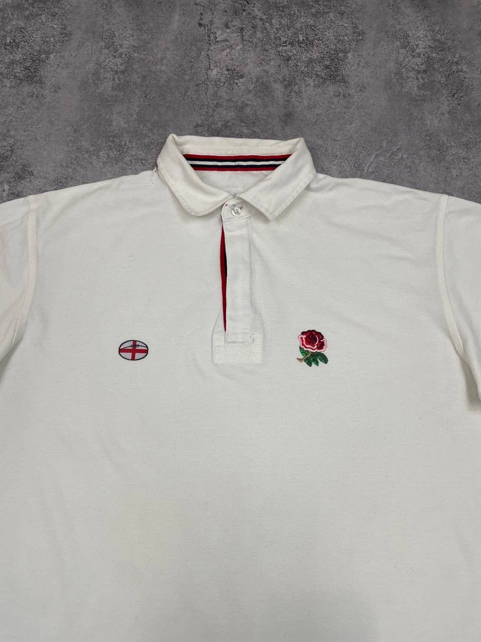 Other England Rugby Traders Vintage Men Cotton Polo Shirt White Size US XL / EU 56 / 4 - 3 Thumbnail