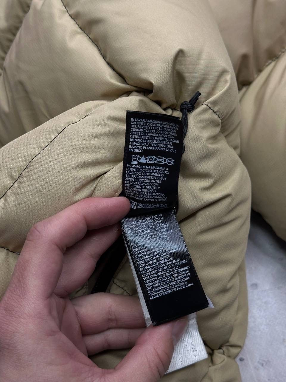 The North Face The North Face 1996 700 Nuptse Down Jacket Beige Black L Size US L / EU 52-54 / 3 - 12 Thumbnail