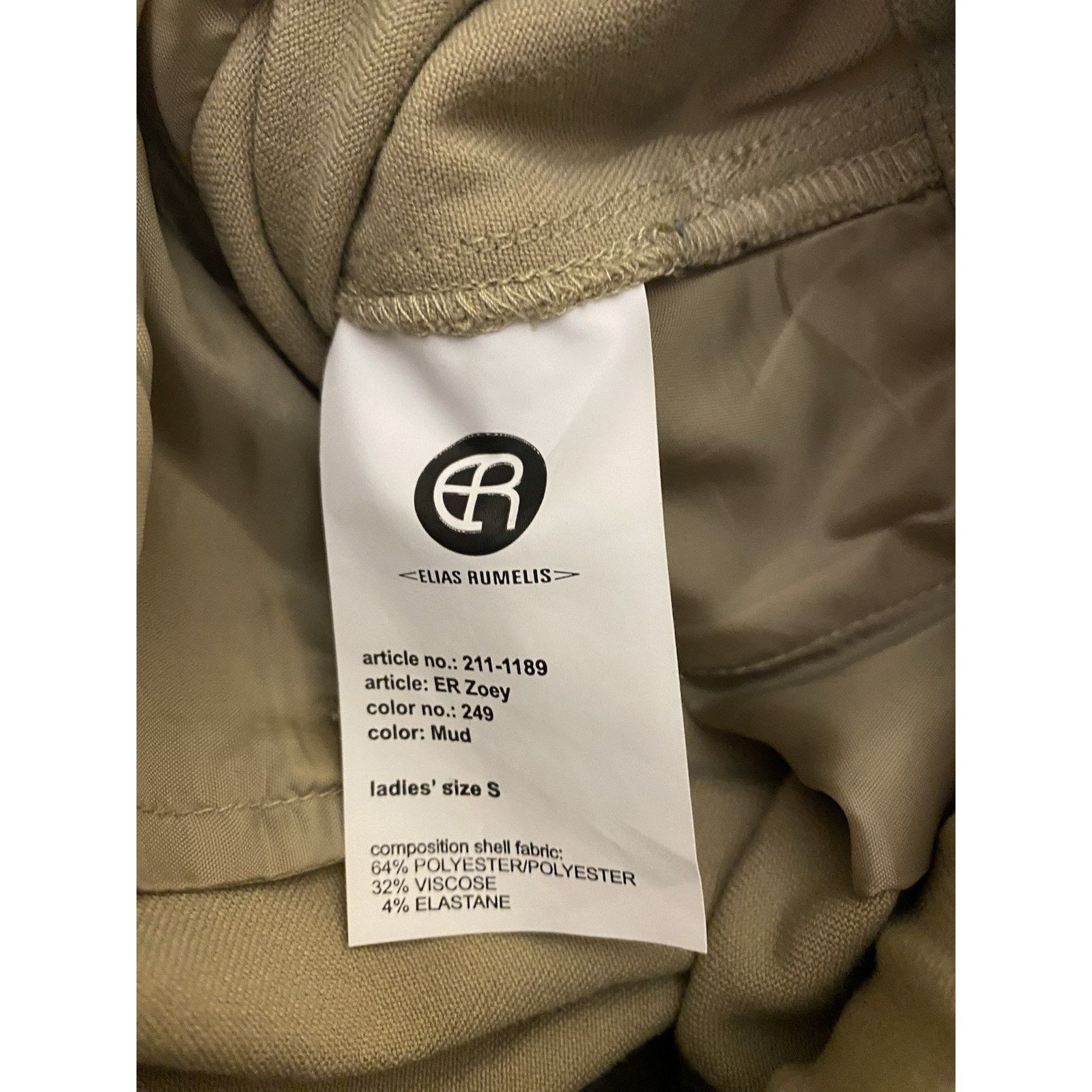 Vintage Elias Rumelis Women Pants Chino Size 27" / US 4 / IT 40 - 21 Thumbnail