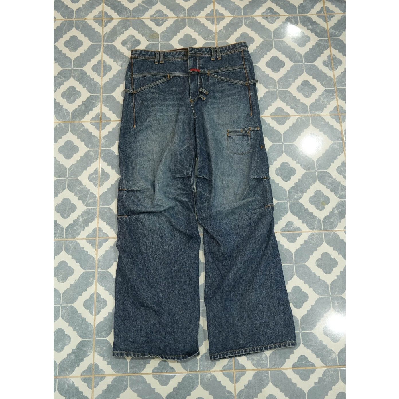 Marithe + Francois Girbaud *Very Rare* 1 of 1 Sample Girbaud Jeans Size US 34 / EU 50 - 1 Thumbnail