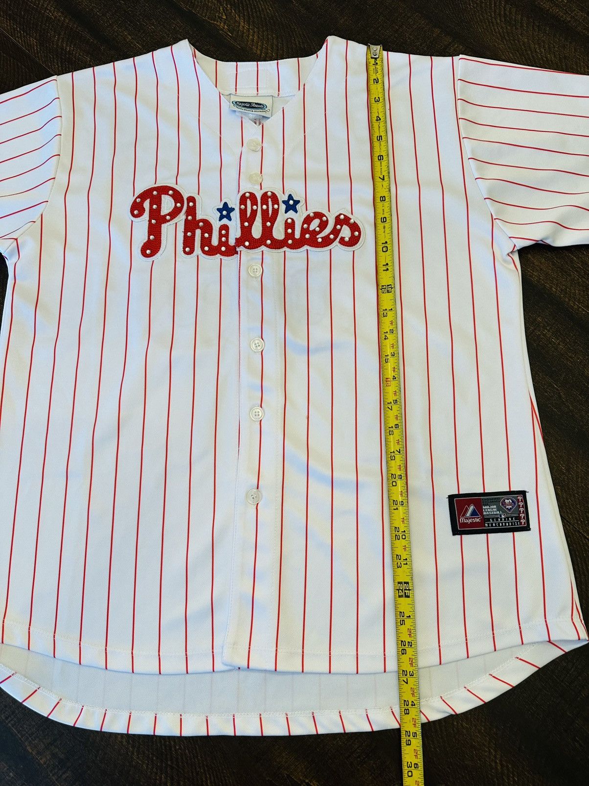 Majestic Majestic Women’s Cliff Lee #33-Philly Phillies Jersey-XL Size XL / US 12-14 / IT 48-50 - 7 Thumbnail