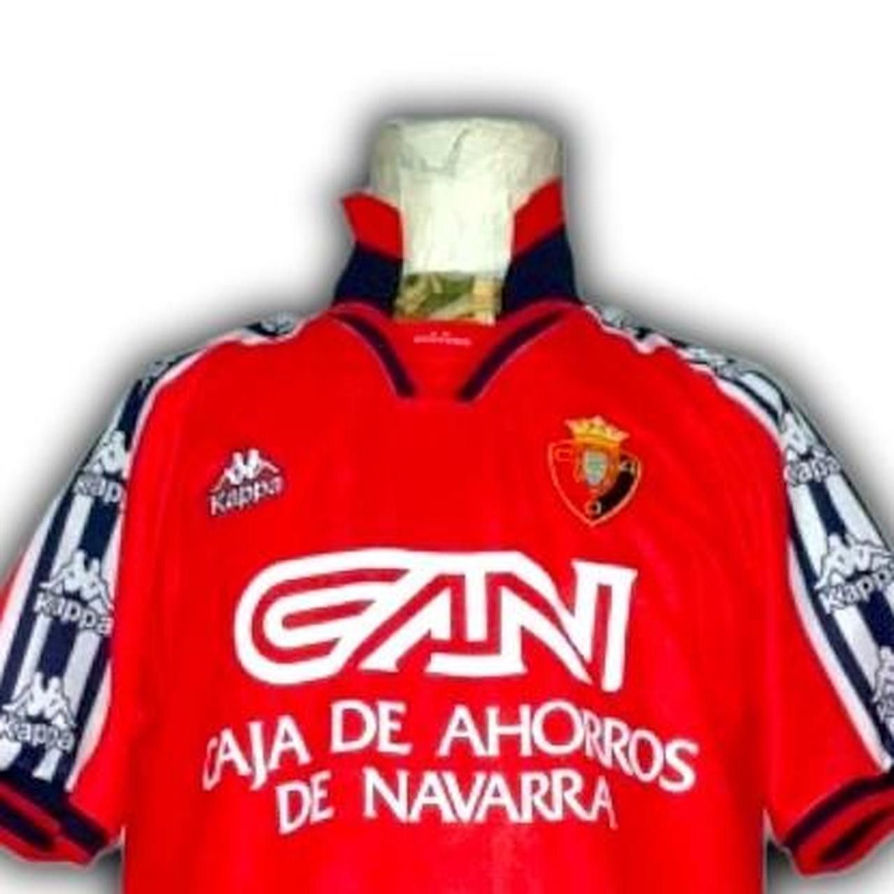 Kappa CA Osasuna Spain 1995 1996 1997 Home Shirt Jersey Size US M / EU 48-50 / 2 - 2 Thumbnail