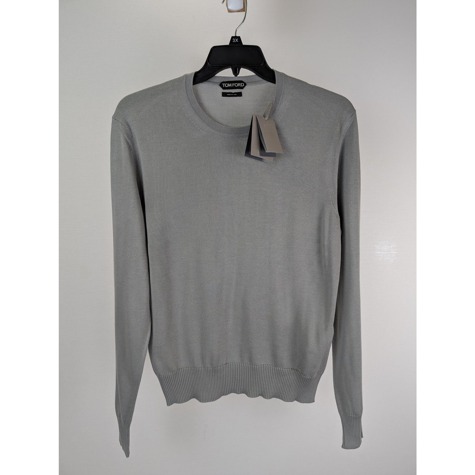Tom Ford o1rshd1 Knitwear Sweatshirt Sweater in Grey Size US M / EU 48-50 / 2 - 8 Thumbnail