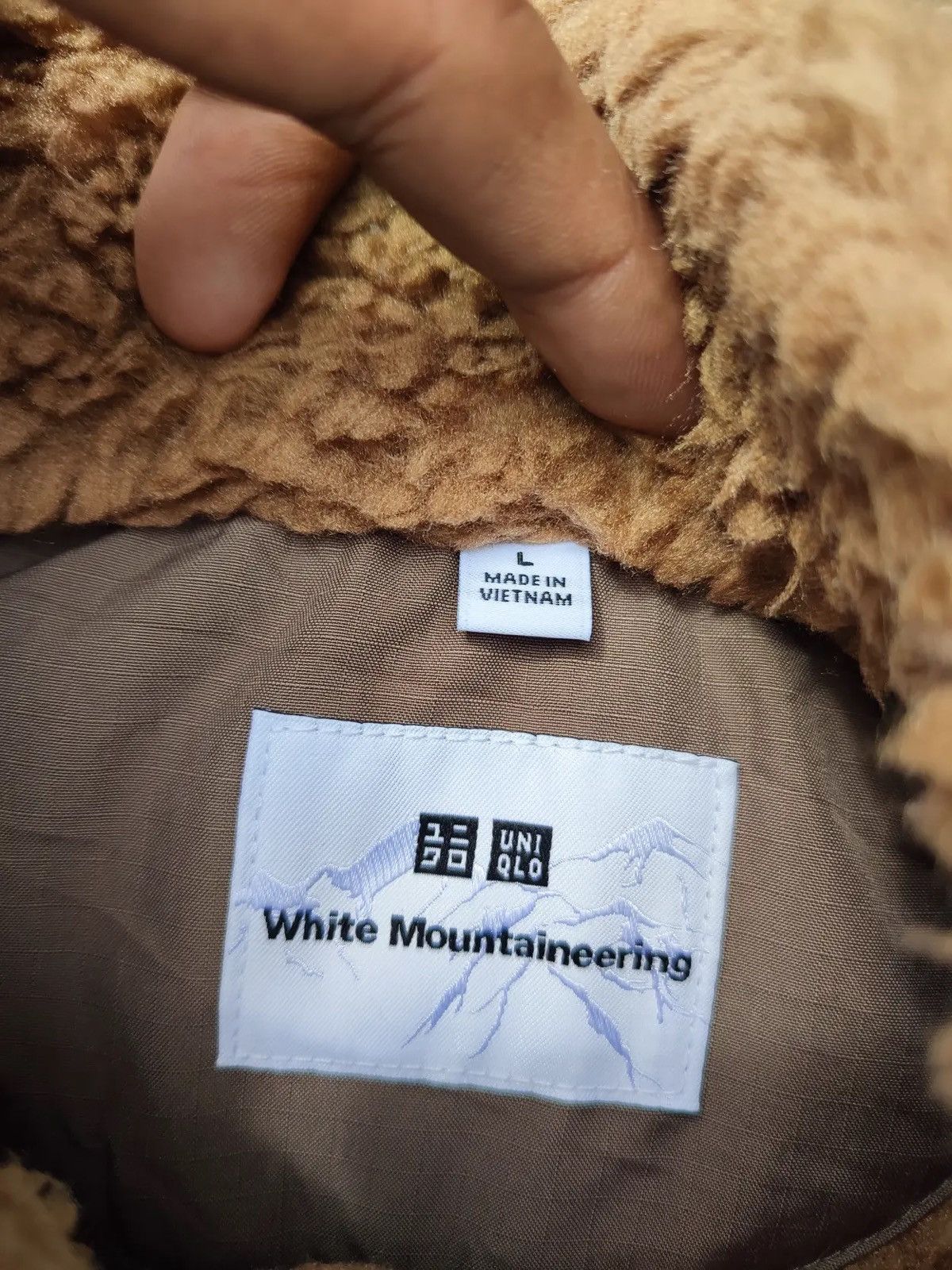 Uniqlo × White Mountaineering UNIQLO x White Mountaineering Brown Sherpa Fleece Pullover Size US L / EU 52-54 / 3 - 9 Thumbnail