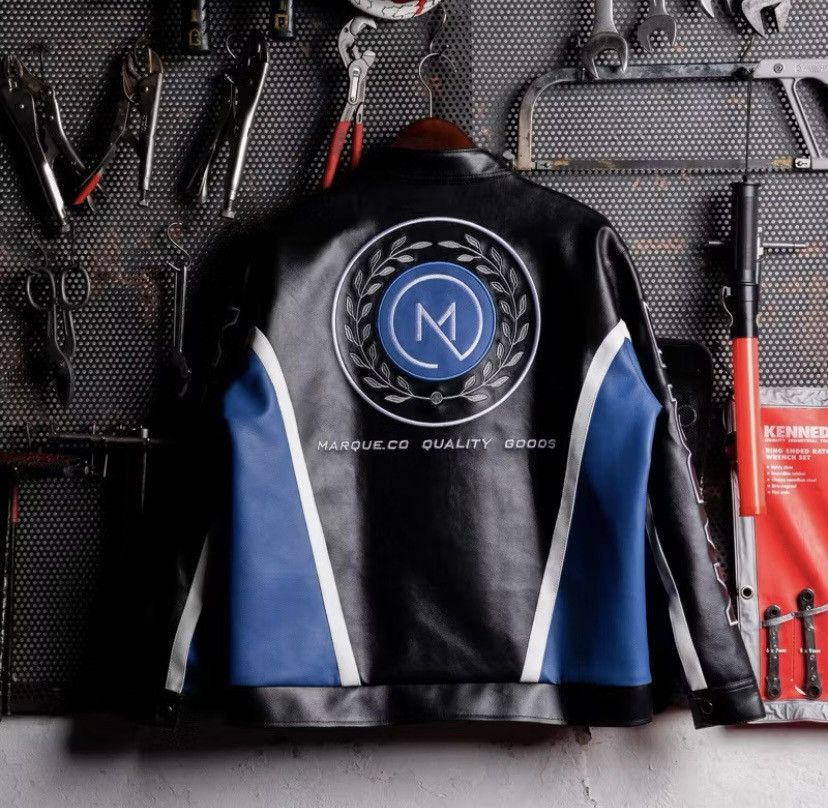 Other marque leather racing jacket streetwear Size US L / EU 52-54 / 3 - 3 Thumbnail