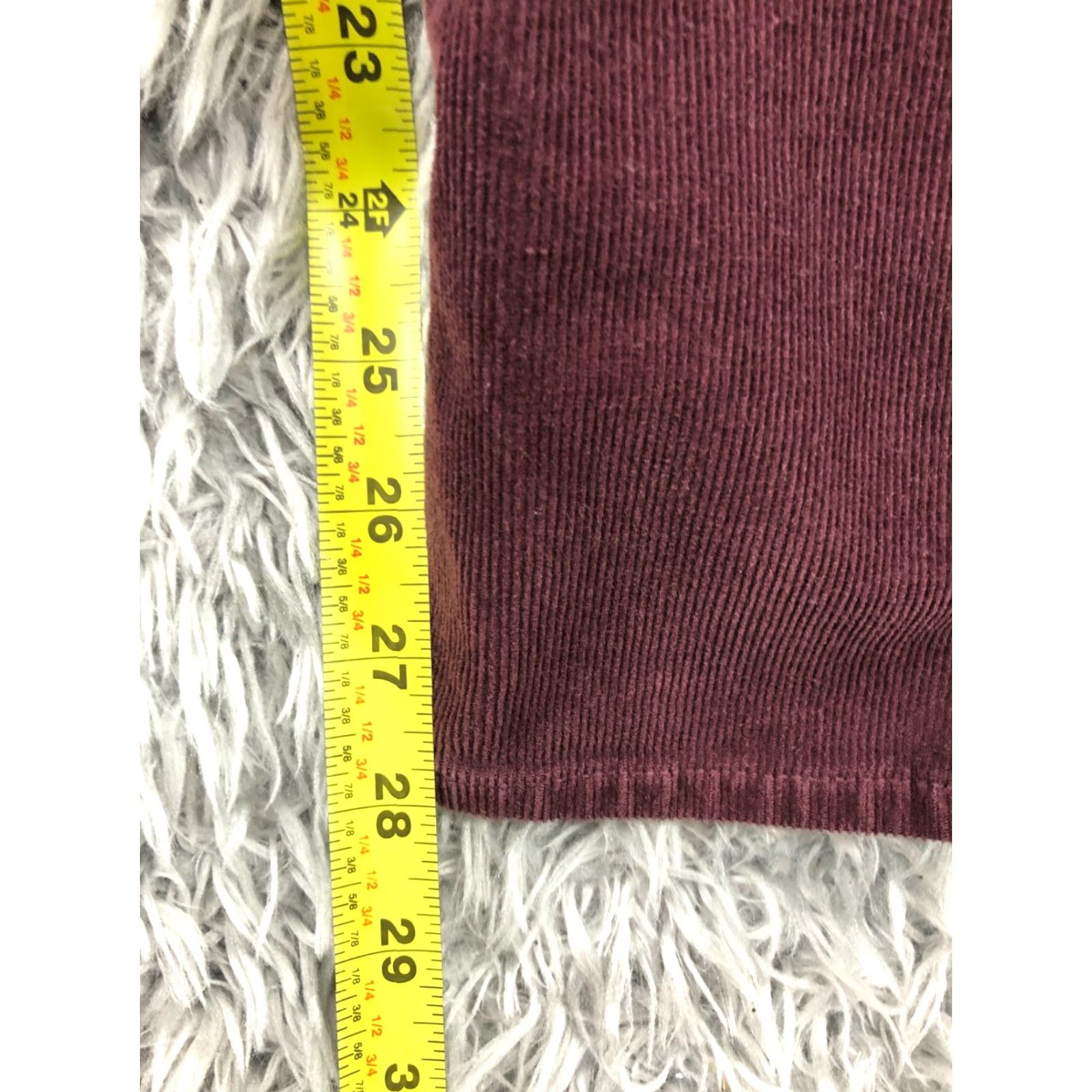 J.Crew J.Crew Lookout High Rise Skinny Corduroy Pants Size 27 Womens Red Size 27" / US 4 / IT 40 - 3 Thumbnail