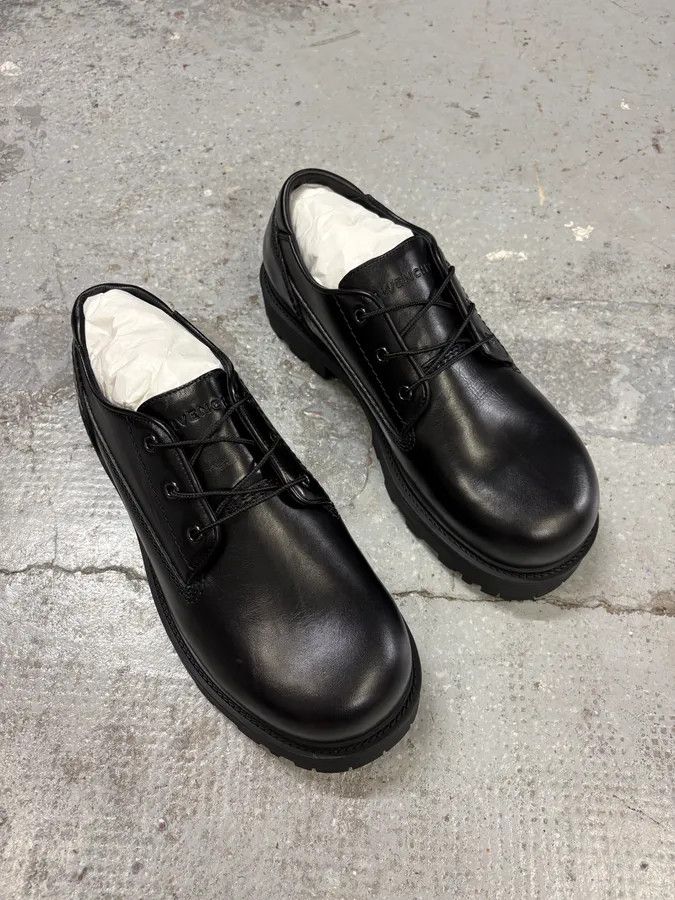 Givenchy Givenchy Black Storm Leather Derbies Size US 9.5 / EU 42-43 - 4 Thumbnail