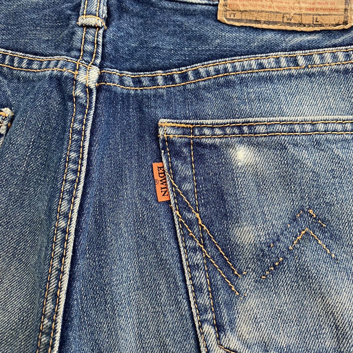 Edwin Size 29x29 Vintage Edwin Faded Honeycomb Denim Jeans Size US 29 - 19 Thumbnail