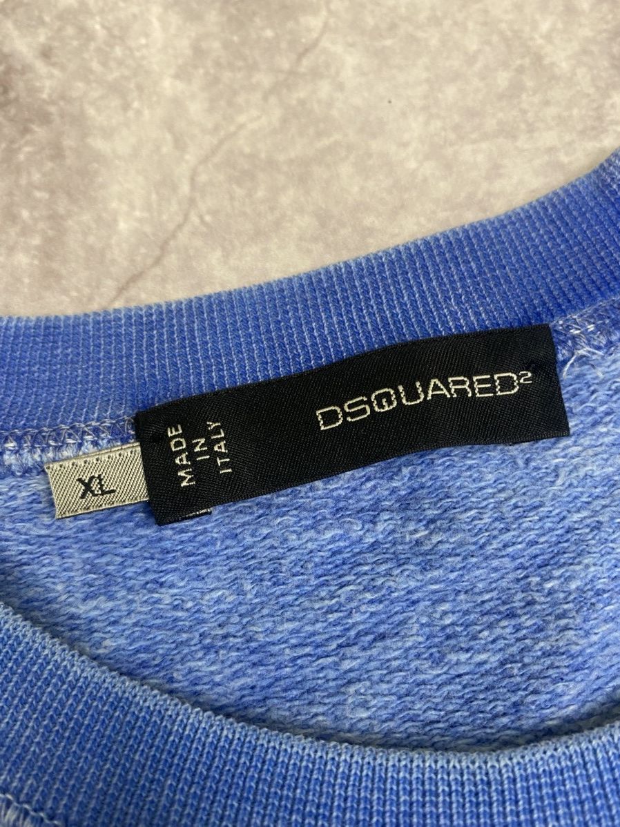 Dsquared2 Dsquared2 Jungle Experience Blue Melange Sweatshirt: Sz:XL Size US XL / EU 56 / 4 - 3 Thumbnail