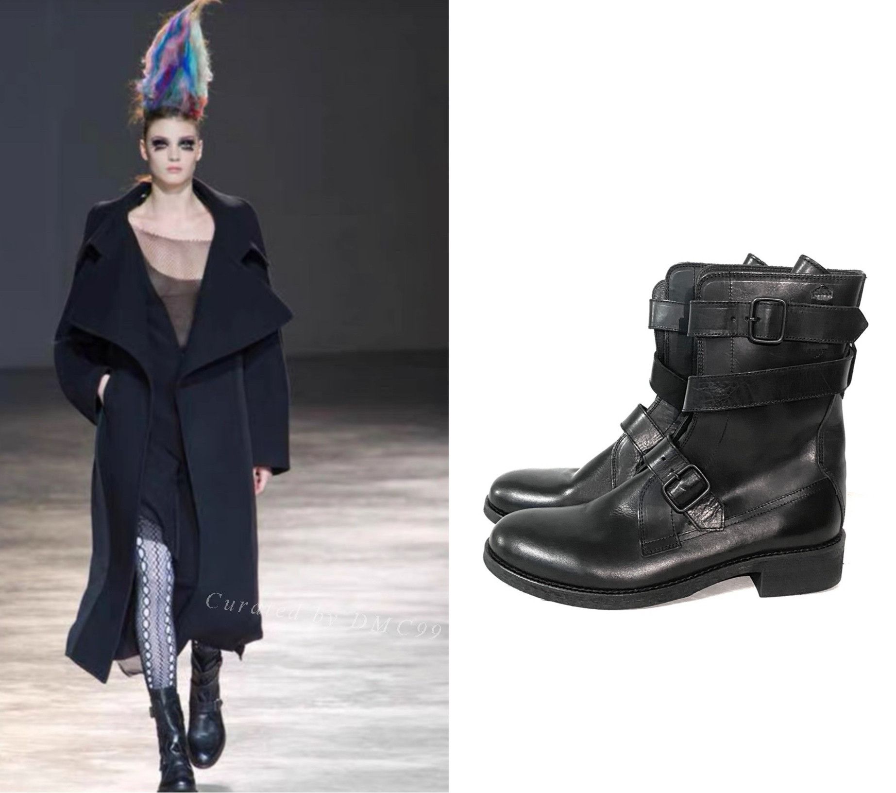 Yohji Yamamoto Yohji Yamamoto Leather Boots Size US 5.5 / IT 35.5 - 1 Thumbnail