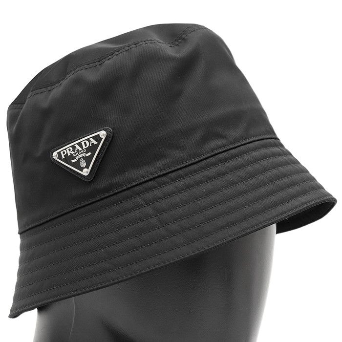 Prada Prada PRADA Re-Nylon Bucket Hat Textile Hats DUTY FREE for USA Size ONE SIZE - 1 Thumbnail