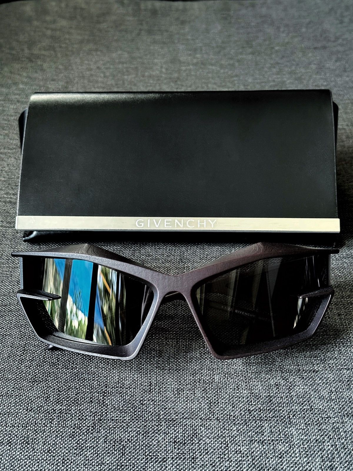 image of Givenchy Giv Cut Sunglasses in Black, Men's