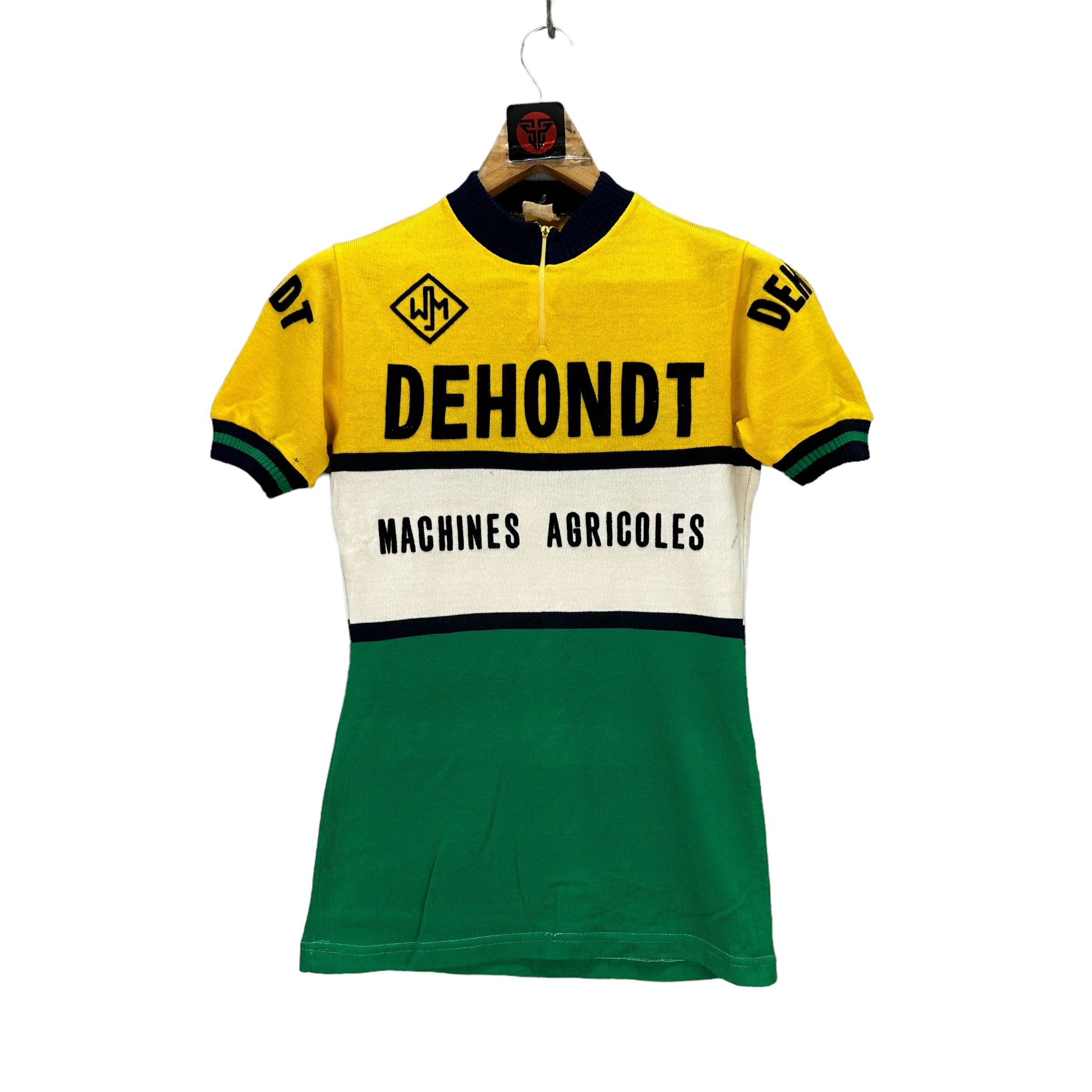 Vintage VINTAGE CYCLIST JERSEY SPONSORED BY DEHONDT # Size S / US 4 / IT 40 - 1 Thumbnail
