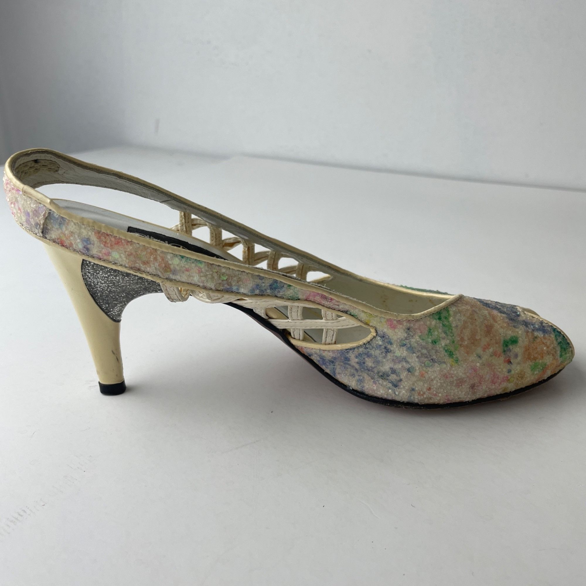 Other 36 - Vintage Pino Carina Marble Heels Purse Set Size US 6 / IT 36 - 4 Thumbnail