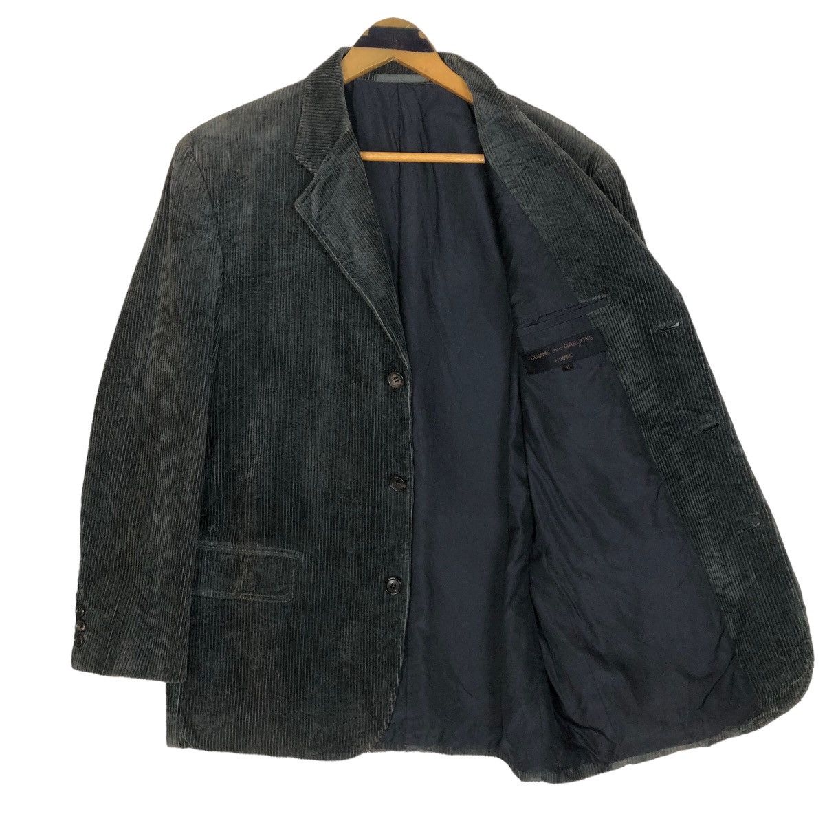 Comme des Garcons Vintage Comme Des Garcons Homme 1999 A/W Corduroy Blazer Size US M / EU 48-50 / 2 - 10 Thumbnail