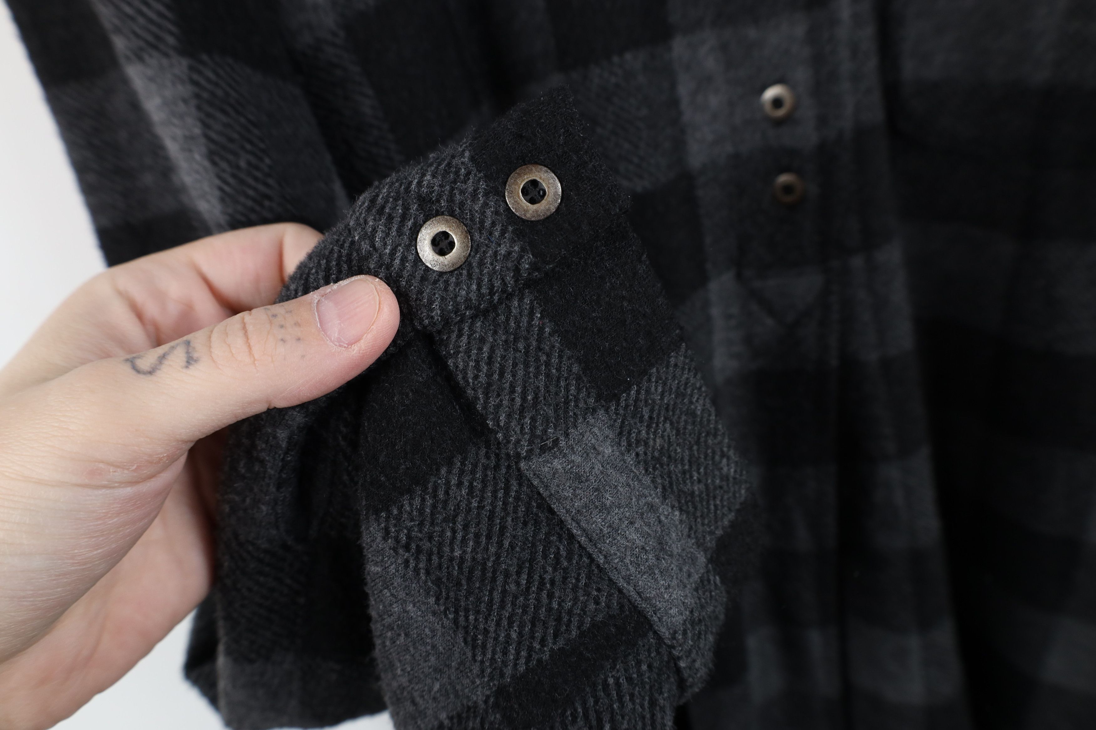 Soft Surroundings Soft Surroundings Collared Fleece Henley Tunic Sweater Plaid Size 3XL / US 20-22 - 5 Thumbnail