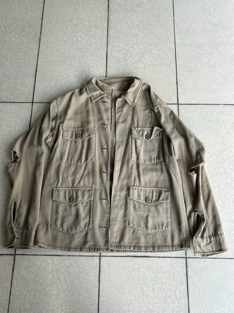 Undercover UNDERCOVEREarly destruction of military shirt 2504-Nextarro Size US M / EU 48-50 / 2 - 2 Thumbnail