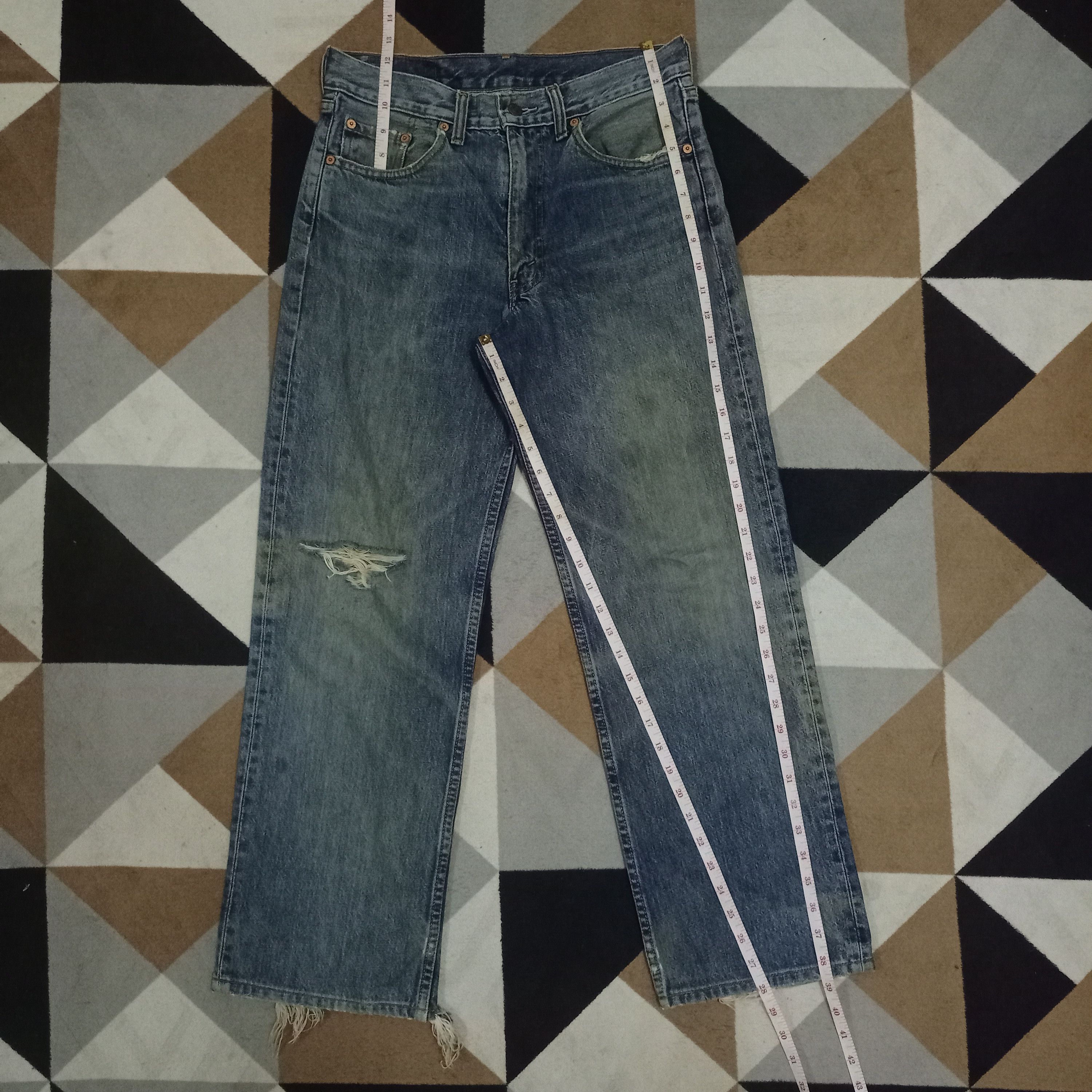 Levi's × Levi's Vintage Clothing Vintage Levis 508 Mud Wash Distressed Baggy Jeans 30x28 Size US 30 / EU 46 - 12 Thumbnail