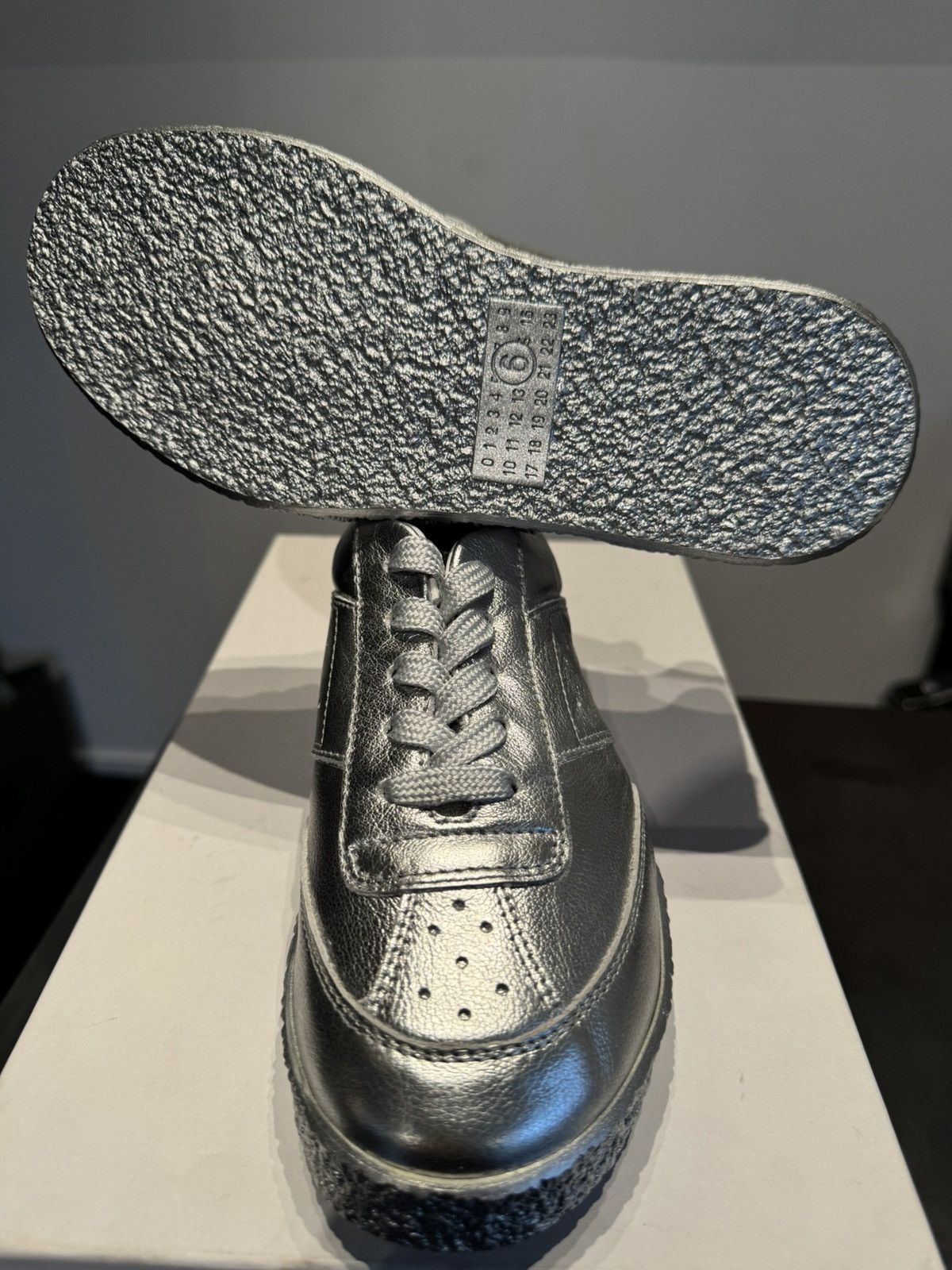 Maison Margiela MM6 silver sneakers 36 Size US 6 / IT 36 - 6 Thumbnail