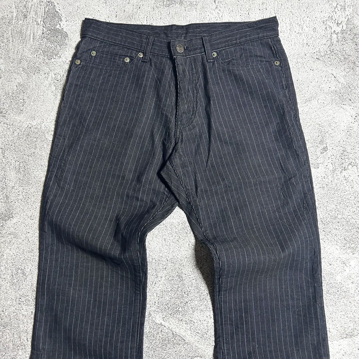 Tornado Mart Vintaage Tornado Mart Flared Stripe Corduroy Size US 30 / EU 46 - 11 Thumbnail