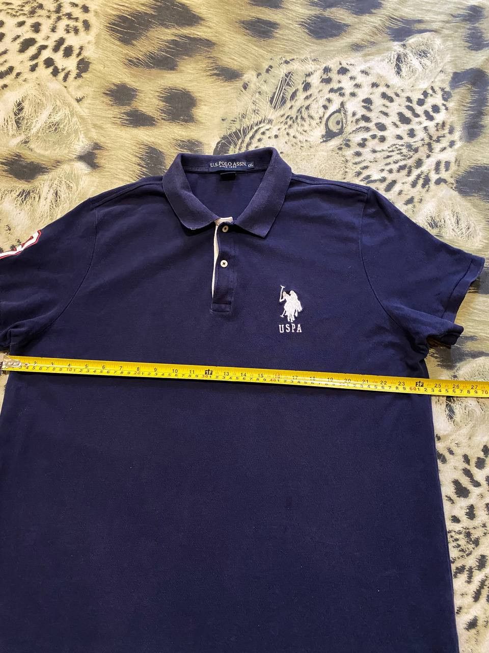 U.S. Polo Assn. USPA US Polo ASSN Shirt Short Sleeve Medium Navy PONY LOGO Size US XXL / EU 58 / 5 - 15 Thumbnail