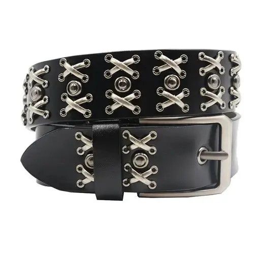 Other Metal Rivet Belt Size ONE SIZE - 2 Thumbnail