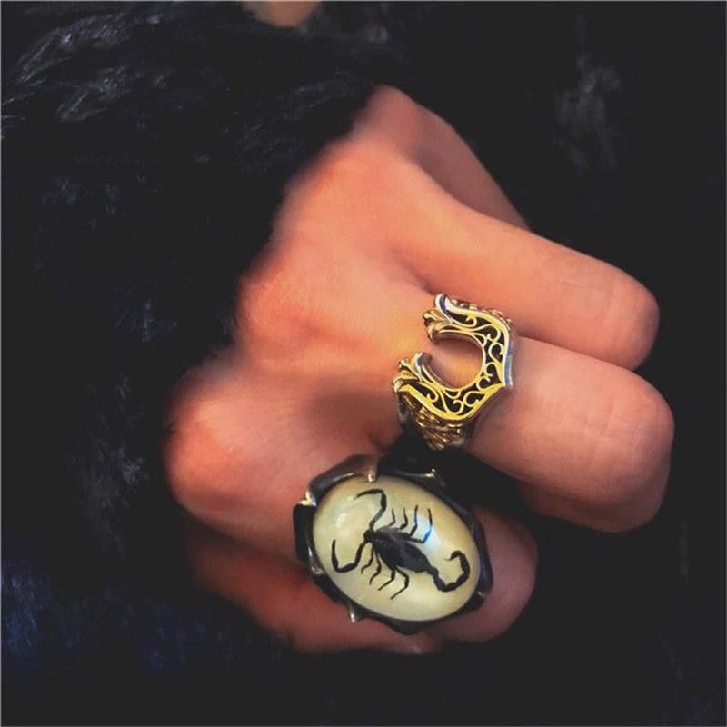 Jewelry Hip-hop Jewelry Rings Open Size Chrome Ring (Size 7-13) Size ONE SIZE - 6 Thumbnail