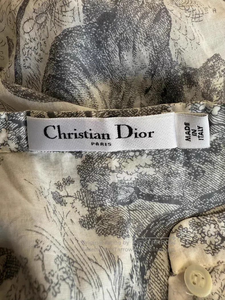 Dior Dior Zoo series long shirt Size XXS / US 00 / IT 34 - 4 Thumbnail