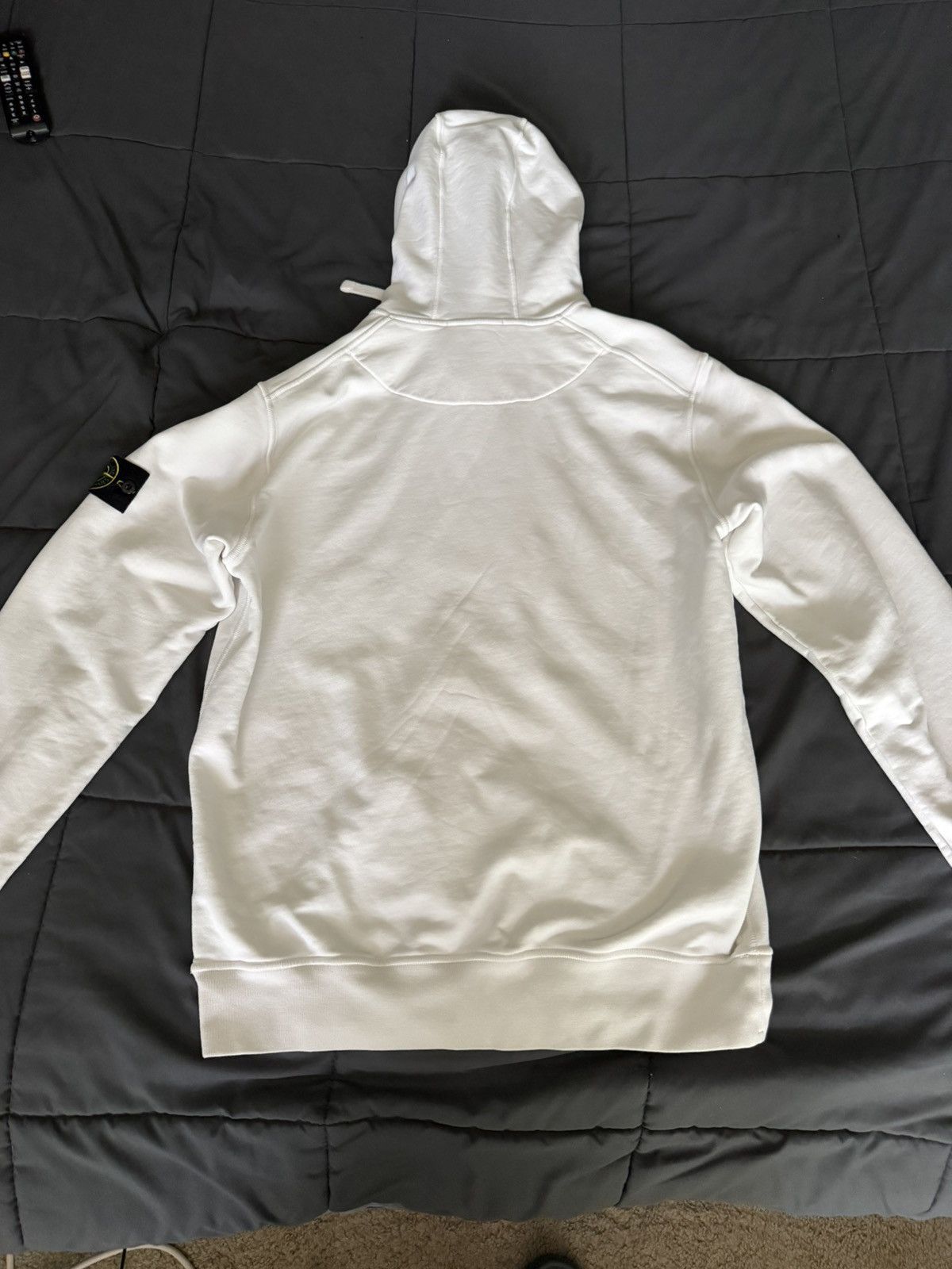 Stone Island Stone Island White Pullover Hoodie XL Size US XL / EU 56 / 4 - 7 Thumbnail