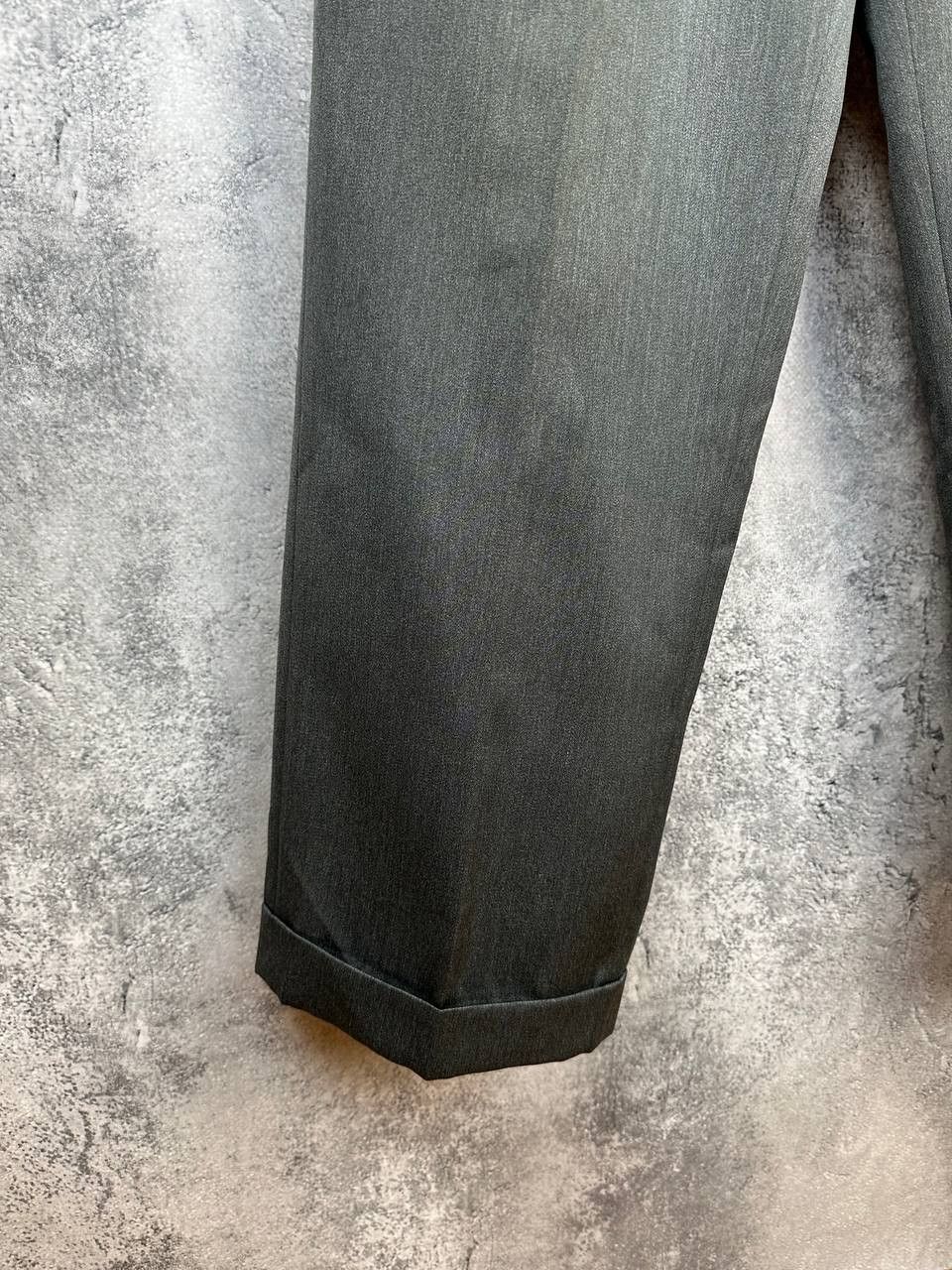 Yves Saint Laurent Yves Saint Laurent Pour Homme VTG Gray Double-Breasted Suit Size 48R - 14 Thumbnail