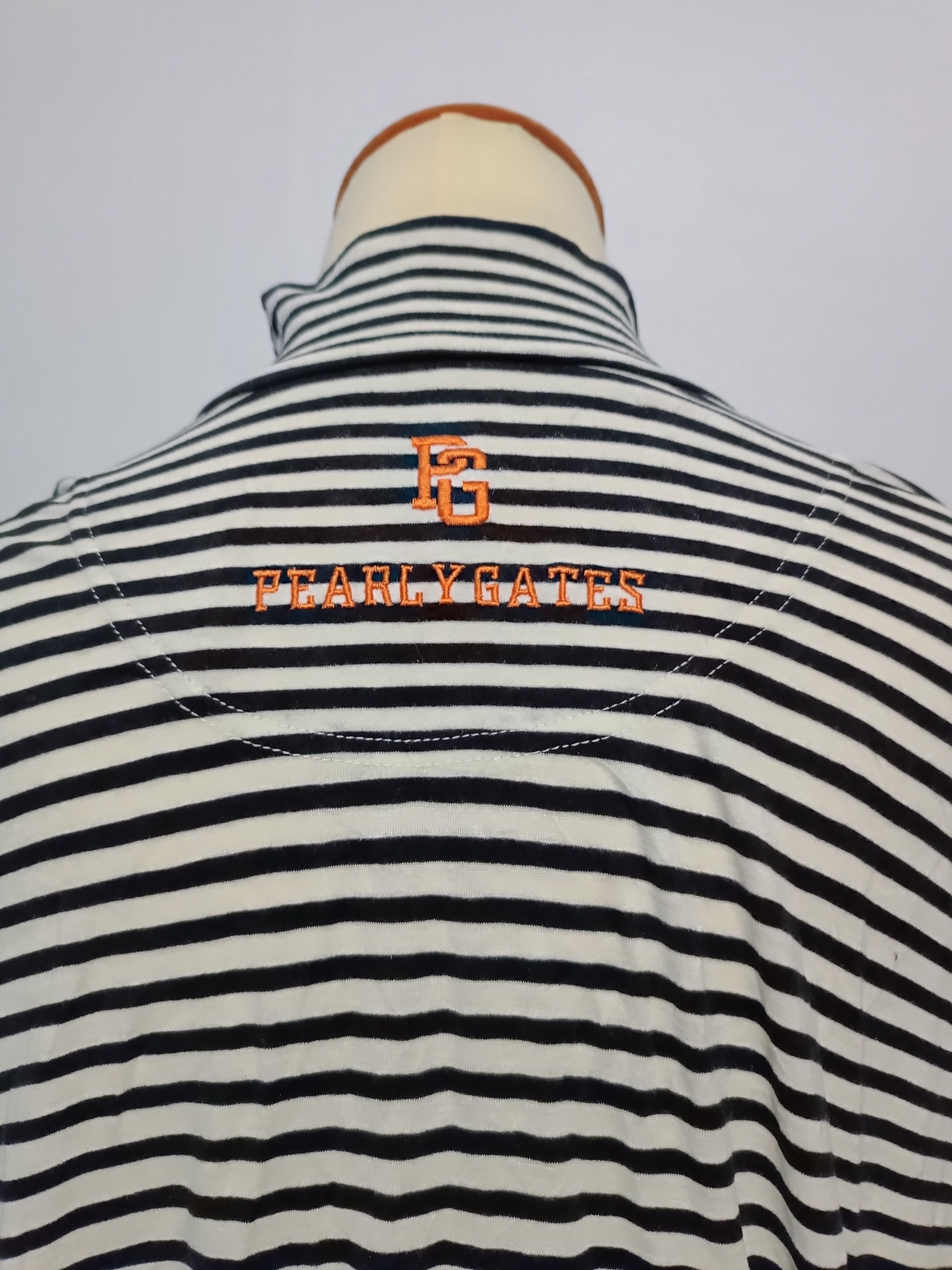 Japanese Brand × Vintage PEARLY GATES Half-zip long-sleeve T-shirt with stripes Size M / US 6-8 / IT 42-44 - 5 Thumbnail