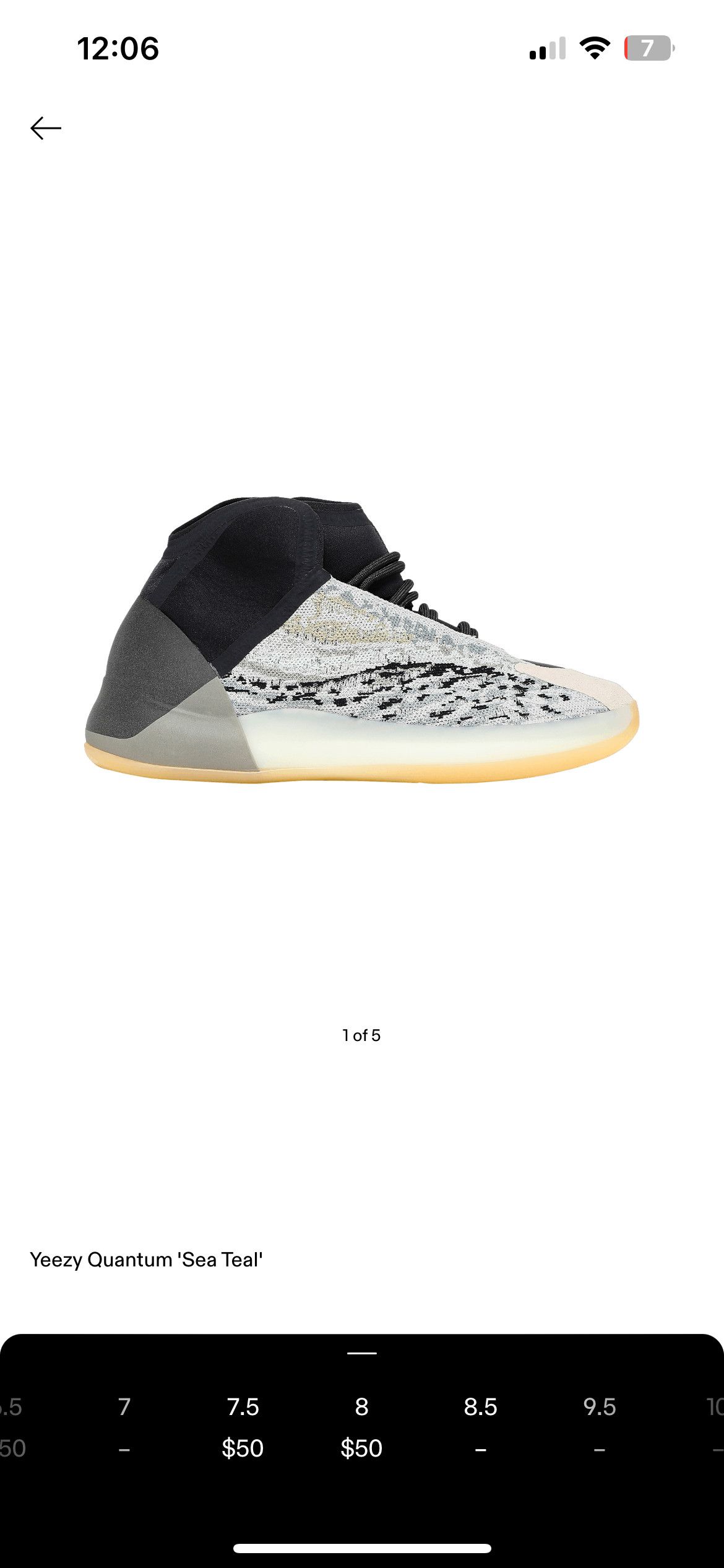 Kanye West Yeezy QNTM Size US 6 / EU 39 - 2 Thumbnail